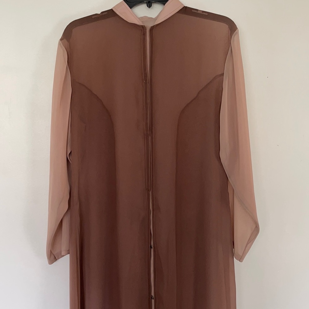Two-toned Sheer Dress